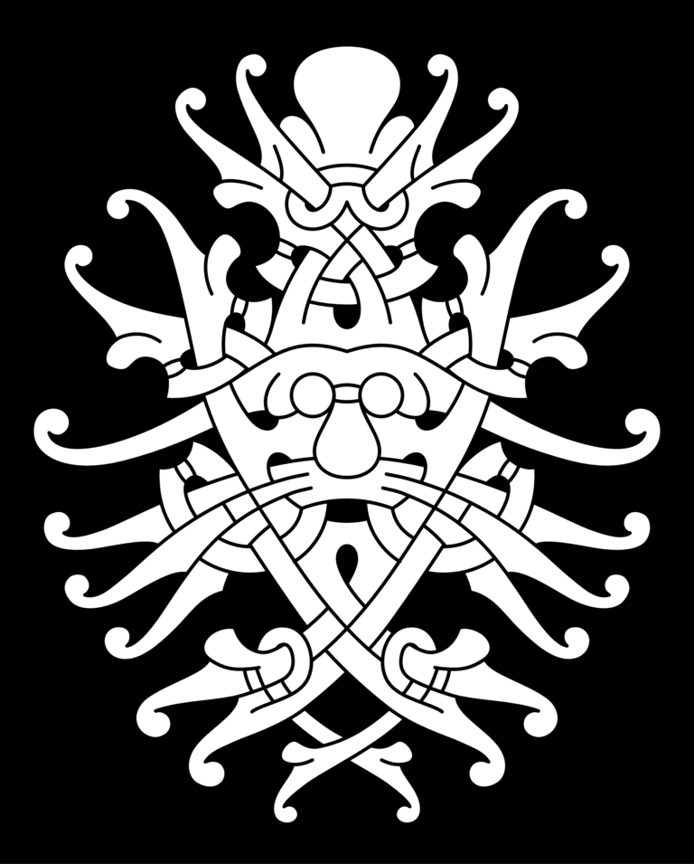 1 of 4 Ringerike Style Masks A1