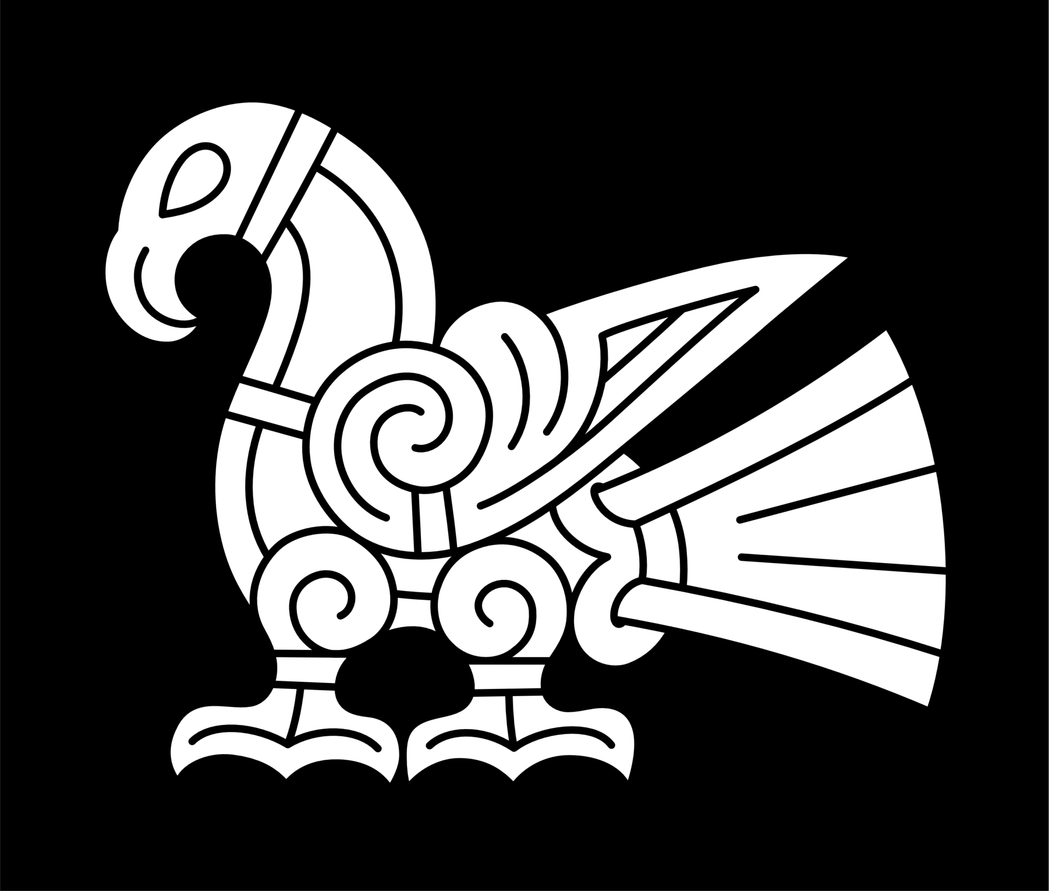 Odin Ringerike Style » Late Viking Age Bird I